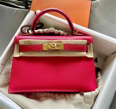 hermes mini kelly rose extreme|mini kelly 2 leather.